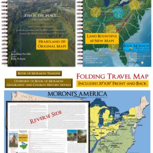 Moroni's America-Heartland Map Package- Printed MAP Book and 60 page book of Ohio area maps + TRAVEL MAP Save 18%