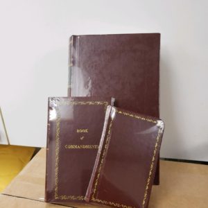 1830 Book of Mormon, 1833 Book of Commandments, 1835 Sacred Hymns REPLICA SET